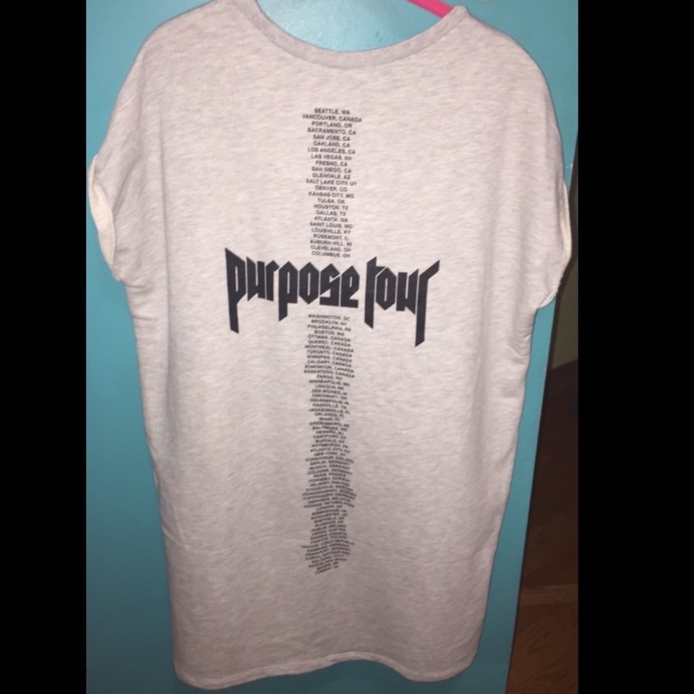 Justin Bieber Purpose Tour Sweater Dress